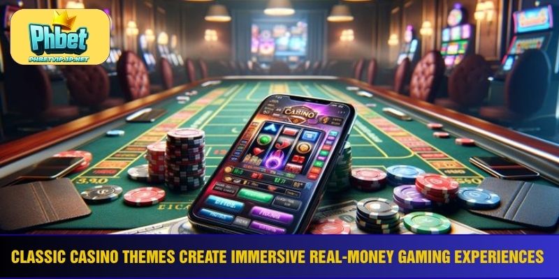 Classic casino themes create immersive real-money gaming experiences