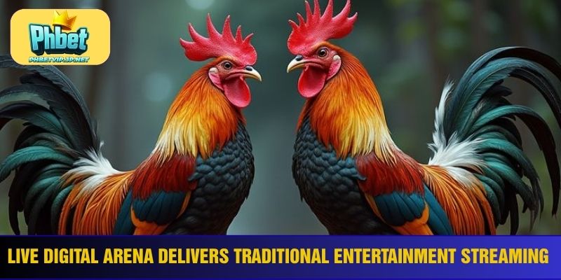 Live digital arena delivers traditional entertainment streaming