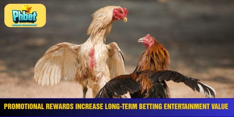 Promotional rewards increase long-term betting entertainment value